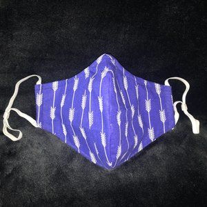 Reusable / Washable Sculpted Mask / Arrow Print 1X